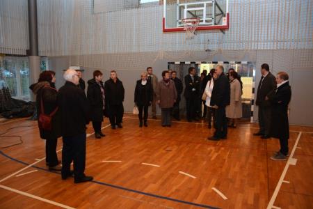 Pred kratkim so si energetsko sanacijo šole ogledali tudi člani Občinskega sveta.